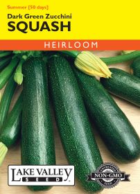 Squash (Summer) Zucchini Dark Green - Item #1928