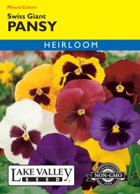 Pansy Swiss Giant Mixed Colors - Item #214