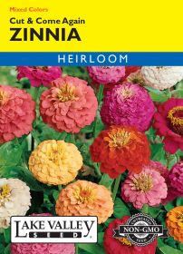 Zinnia Cut &amp; Come Again Mixed Colors - Item #3475