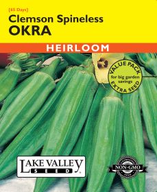 Okra Clemson Spineless - Item #4186