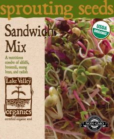 Sandwich Mix (Alfalfa, Broccoli, Mung Bean, Radish) - Item #4375