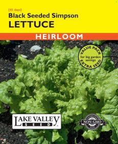 Lettuce Black Seeded Simpson - Item #485