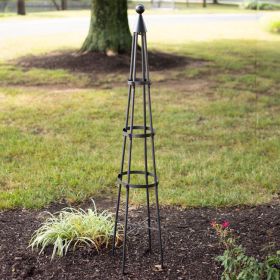 Achla Garden Obelisk, Graphite, 61.5"