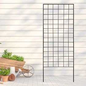 American GardenWorks Narrow Screen Trellis, Black, 64.25"H