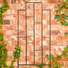 American GardenWorks Contemporary Trellis, Matte Black, 64"H