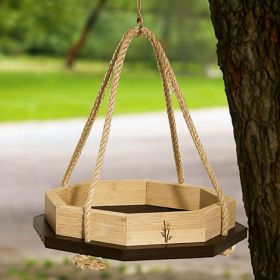 Audubon Ultimate Renewable Bamboo Octagonal Platform Feeder