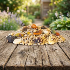 Wild Bird Seed Mix, Shell Free Fruit and Nut, 10 lbs.