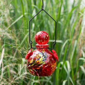 Echo Valley LunaLite Globe Hummingbird Feeder, Red, 16 oz