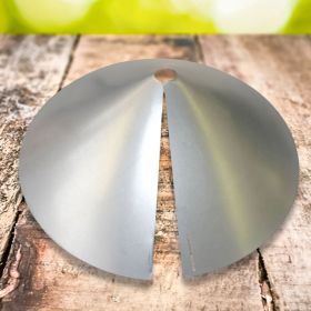 Erva Wrap-Around Squirrel Baffle, Galvanized, 17" dia.