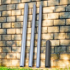 S&K Telescoping Aluminum Tri-Pole with Ground Socket, 15