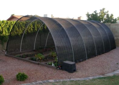 12ft*16ft High-Strength Anti-Aging Black Shade Net (Ready-Made) , Universal for Sun Protection, Rain Shelter, Dust Prevention and Bird Deterrence