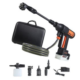 Cordless Pressure Washer, 1200PSI MAX Portable Pressure Washer with Brushless Motor, 6-in-1 Nozzle & Water Hose, 4 Speed Adjustable