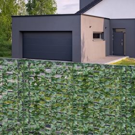 Faux Ivy Leaf Decorative Privacy Fence (size: S)